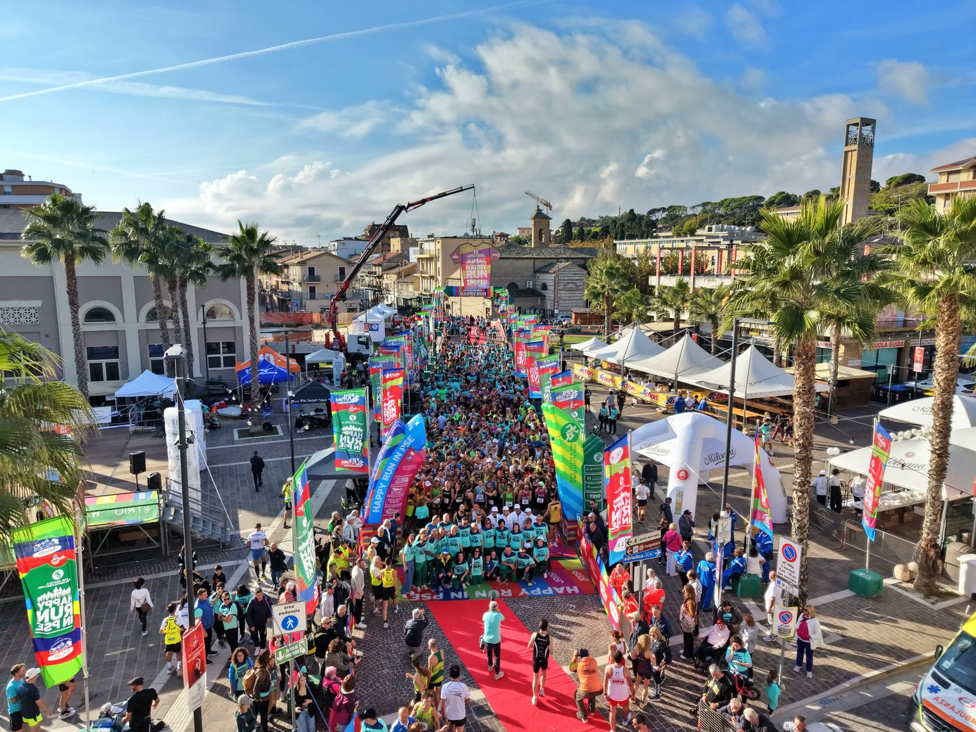 Fotografia Drone Happy Run